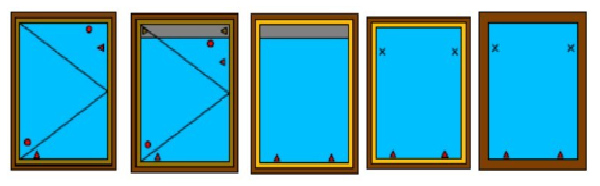 Instructie aanbrengen glasblokjes