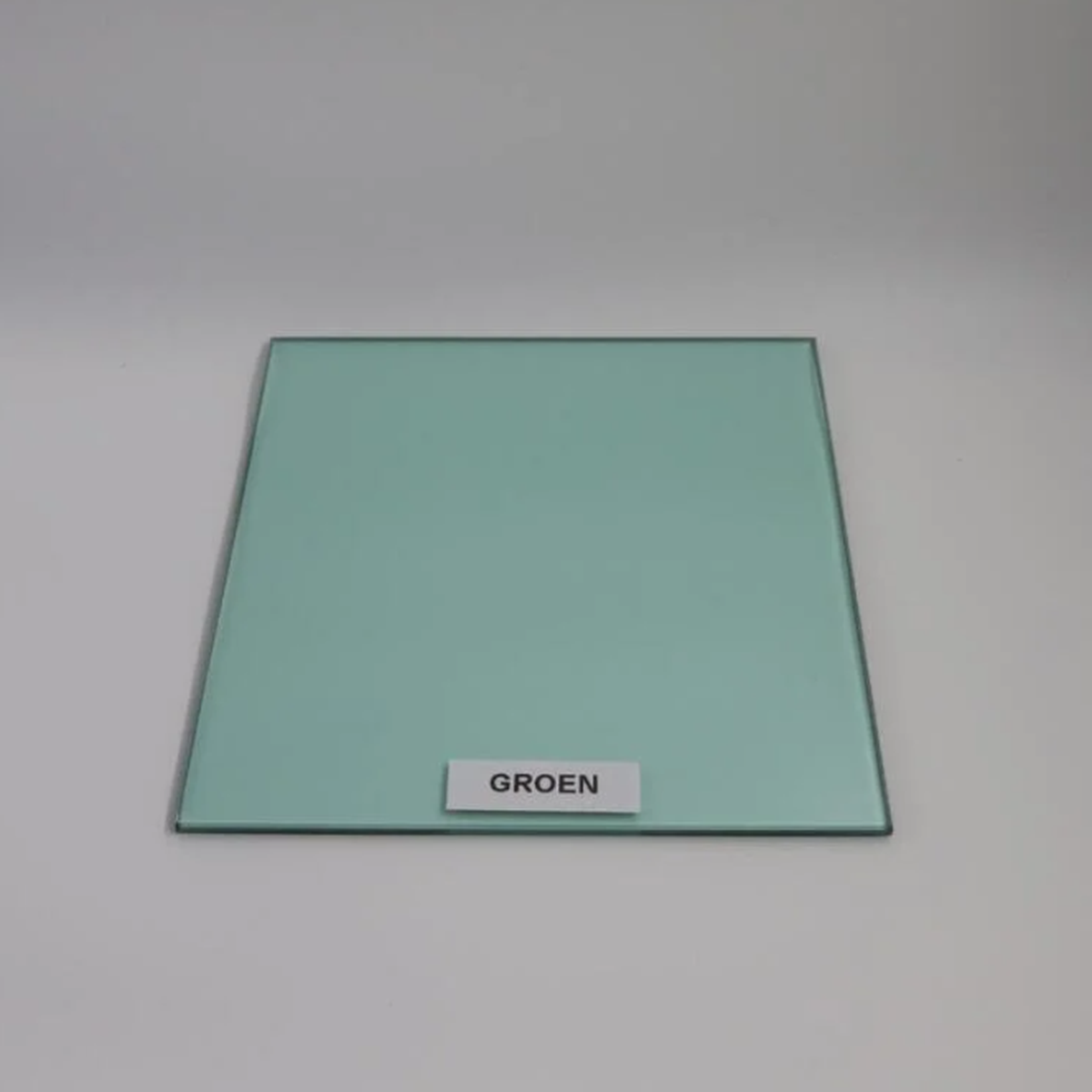 Groene glas sample