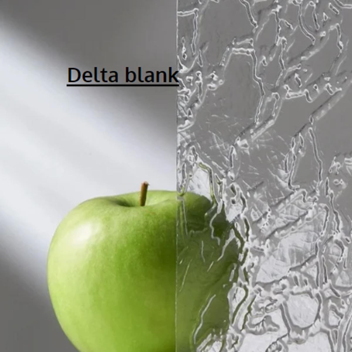 Figuurglas Delta blank sample