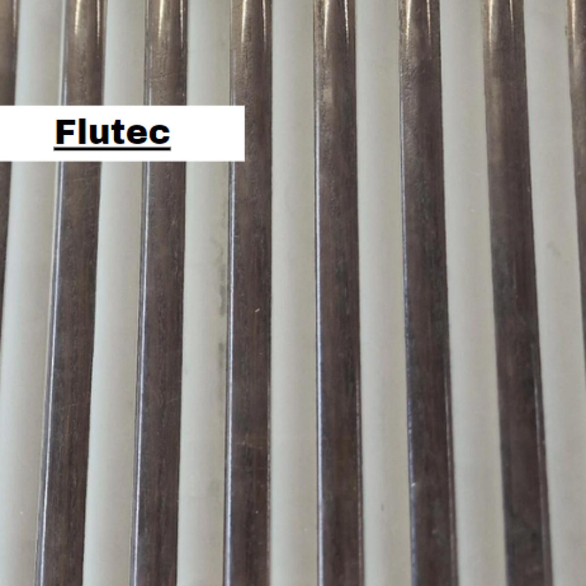 Figuurglas Flutec mat blank sample