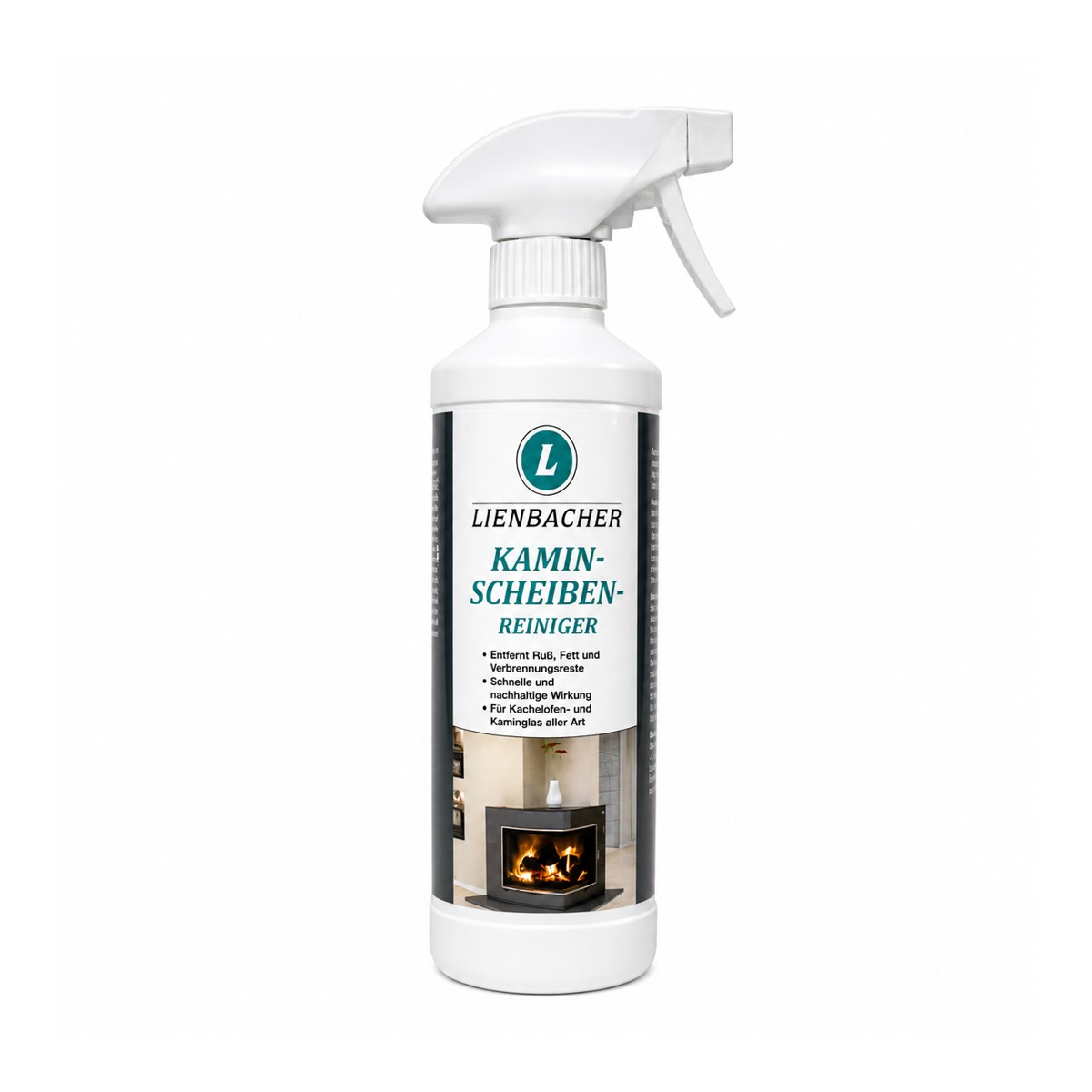 Kachelruit reiniger spray voor het verwijderen van roet en aanslag op glas
