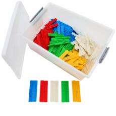 Combinatiebox glasblokjes 500 stuks los liggend