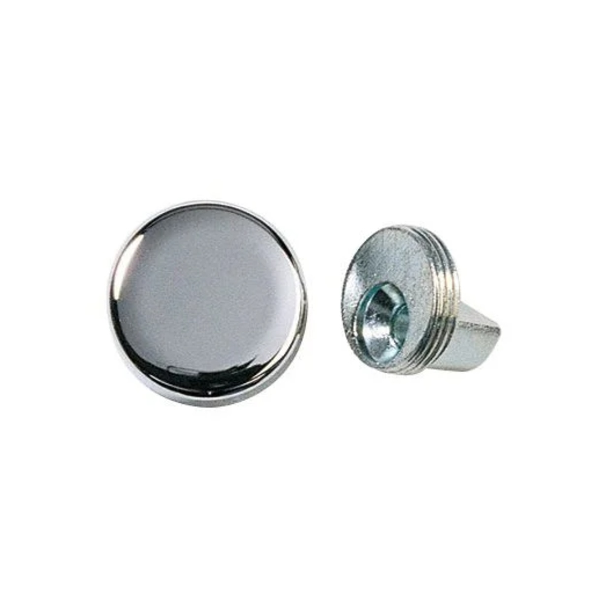 Spiegelklem glans chroom (verpakt per 4 stuks)