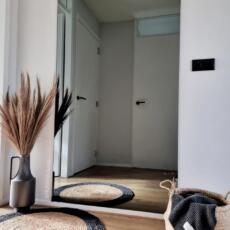 Spiegel op maat verzilverd grijs