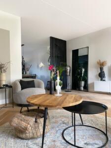 Staande spiegel grijs smoke